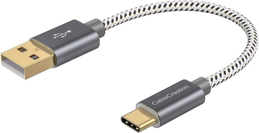 USB C to USB a ,USB a to Type C Date Cord for Iphone/Laptop/Carplay | anti Tear Braided, 0.5Ft~10Ft, 3A Fast Charging, 480Mbps, 56Kohm Pull-Up Resistor,For Powerbank Cellphone Android Auto