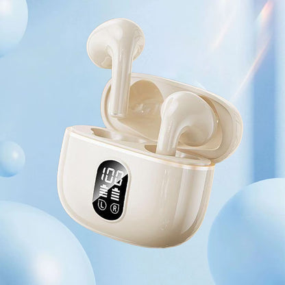 Bluetooth Earbuds Wireless Earbuds with Digital Display , Bluetooth Headphones Long Lasting Battery Active Noise Cancellation