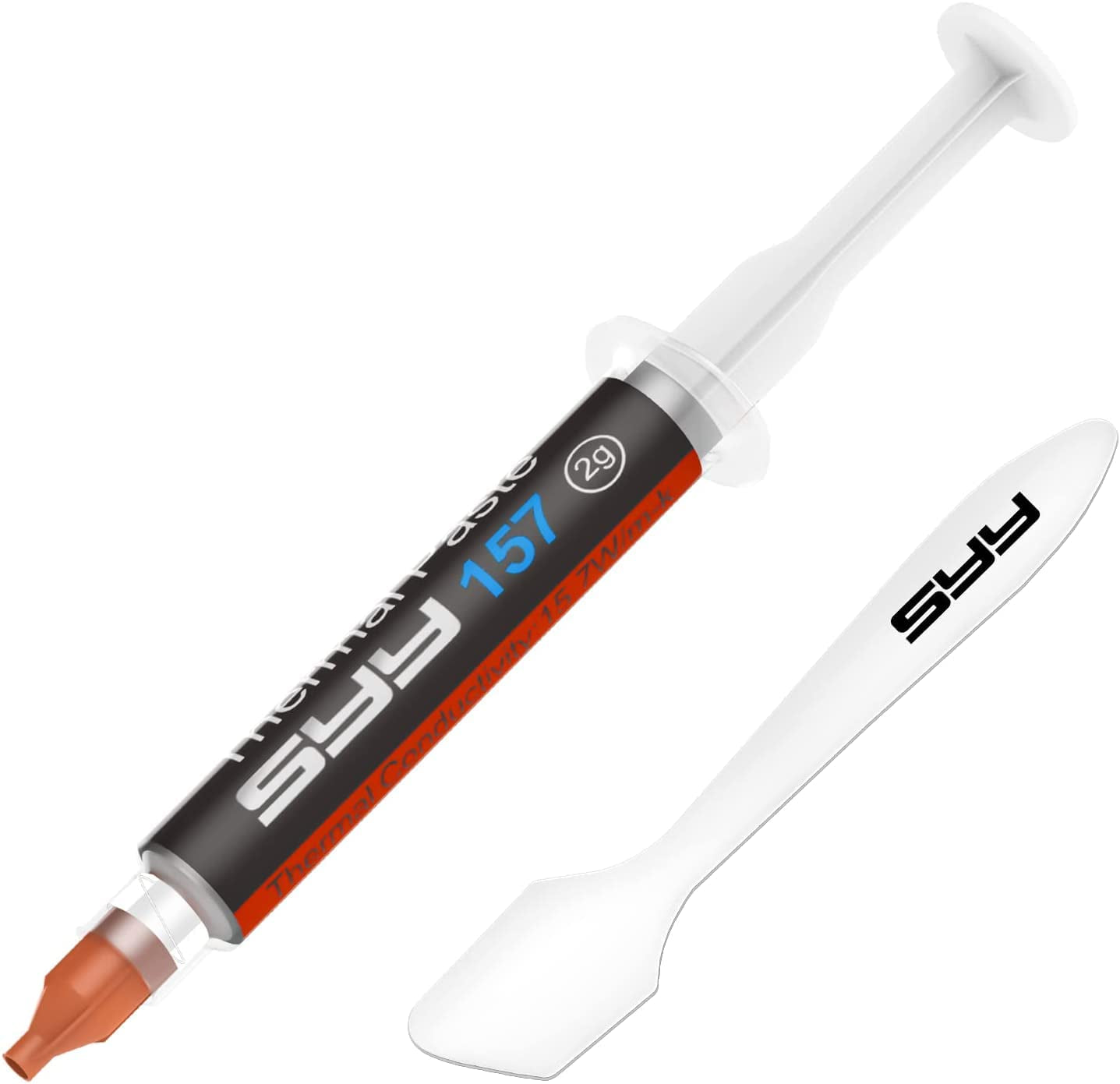 Thermal Paste,  2 Grams CPU Paste Thermal | Carbon Formula; Fast Heat Transfer; CPU/GPU Compatible; Easy Application; Reliable Cooling