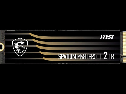 SPATIUM M480 PRO Pcie 4.0 Nvme M.2 - 2TB, 2GB Cache, R/W 7400 - 7000, - Solid State Drive