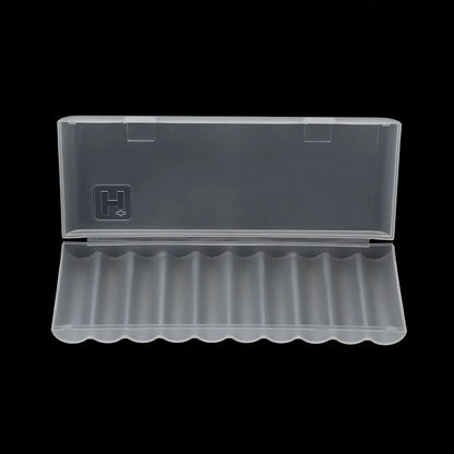 10 Slot Plastic Hard Container Case Battery Storage Box for AAA/AA/18650 Battery Organizer Accessories