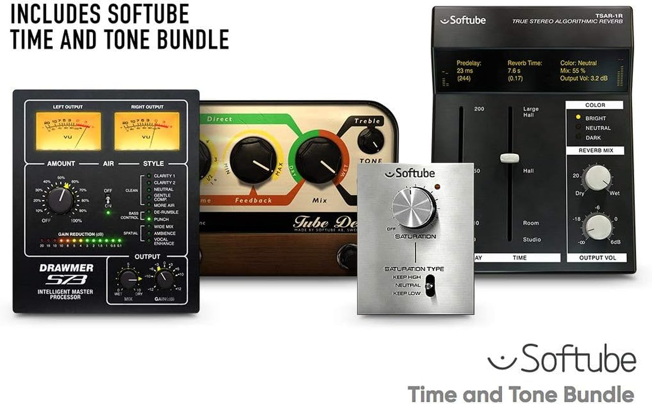 Scarlett Solo 3rd Generation USB Audio Interface for Musicians and Content Creators - Studio Quality Recording and Playback, Featuring 1 XLR Mic Preamp, 1 Hi-Z Instrument Input, 24-Bit/192kHz Resolution, 56dB Gain Range, Air Mode, Compatible with macOS, Windows, and iPadOS