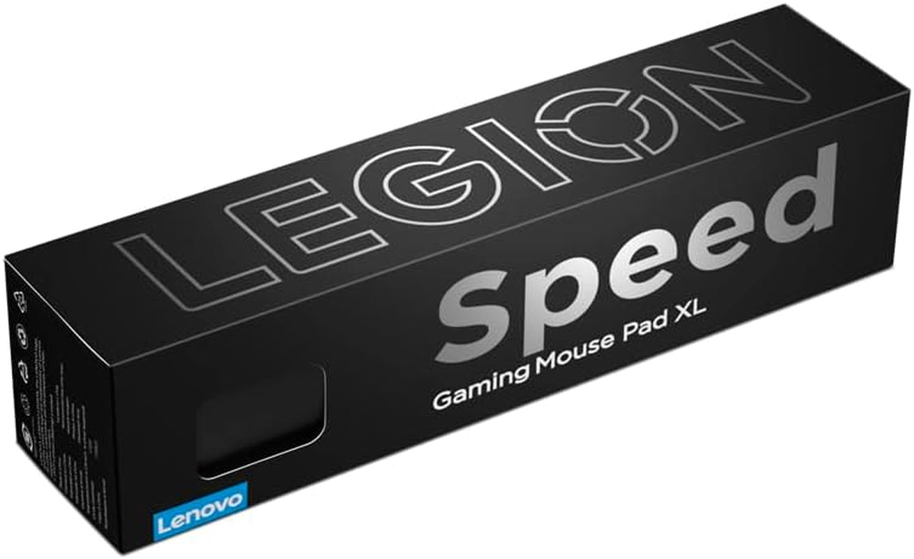 Legion Gaming XL Cloth Mouse Pad - Anti-Fray, Non-Slip, Water-Repellent, Black, Model GXH0W29068