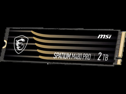SPATIUM M480 PRO Pcie 4.0 Nvme M.2 - 2TB, 2GB Cache, R/W 7400 - 7000, - Solid State Drive