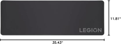 Legion Gaming XL Cloth Mouse Pad - Anti-Fray, Non-Slip, Water-Repellent, Black, Model GXH0W29068